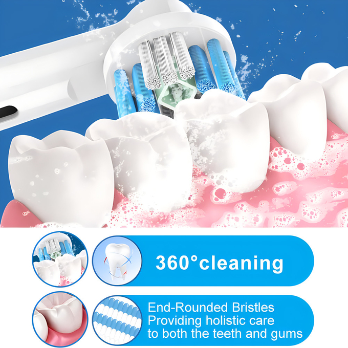 Oralchip Ηλεκτρικές κεφαλές οδοντόβουρτσας Αντικατάσταση κεφαλών οδοντόβουρτσας σε απόθεμα 3
